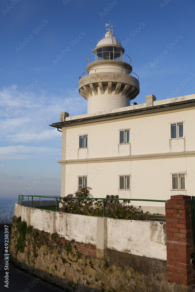 Lighthouse of Igeldo mountain, San Sebastian, Gipuzkoa, Spain