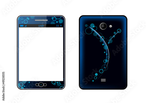 Phablet bleu [smartphone et tablette] - AV et AR - Téléphonie