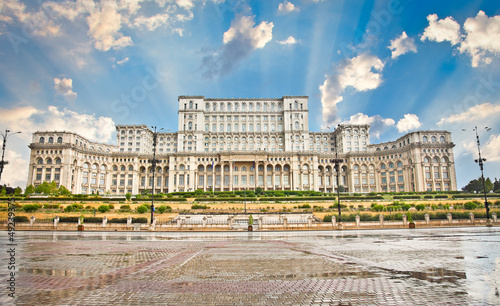 Parliament building in Bucharest. Romania.