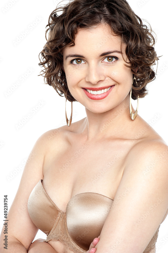 Fototapeta premium Exposed hot young female model