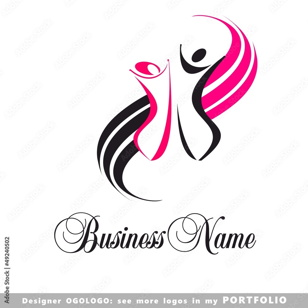 Obraz premium dances logo