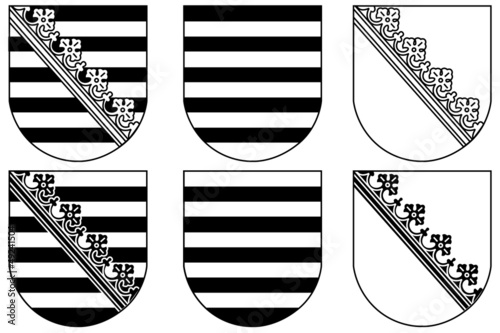 Wappen Sachsen - Rautenkranz photo