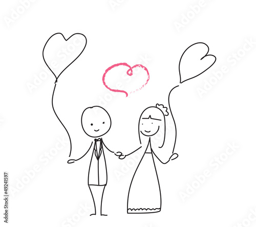 Wedding love doodle