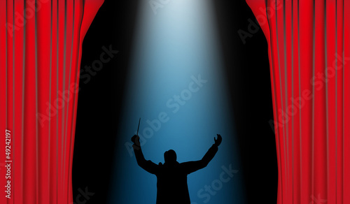 Director Curtain Vector