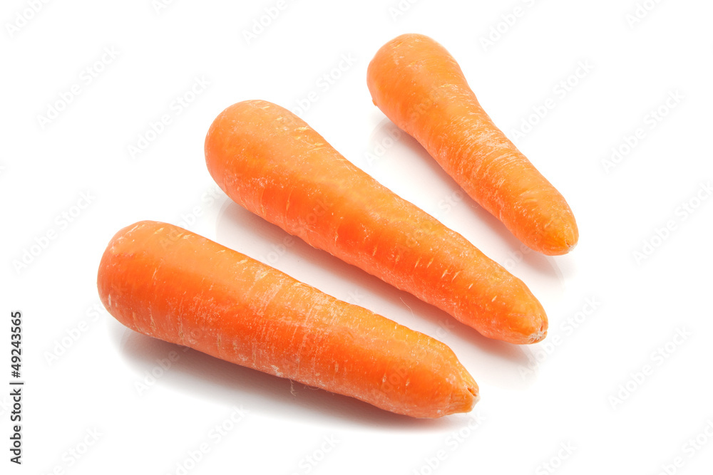 Carrot Group, isolated on white background Carrot Group, isolated on white background