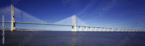 panoramic view of famous Vasco da Gama bridge