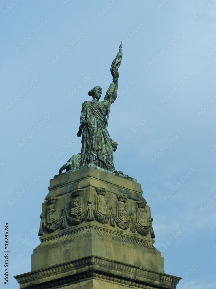 Obraz premium The memorial statue of Prince Willem Frederik of Oranje Nassau
