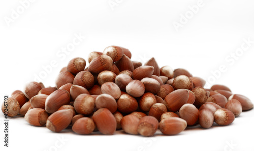 Tasty hazelnuts, close up