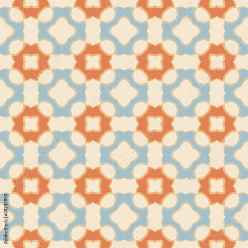 Design for seamless tiles with geometric lines and squares