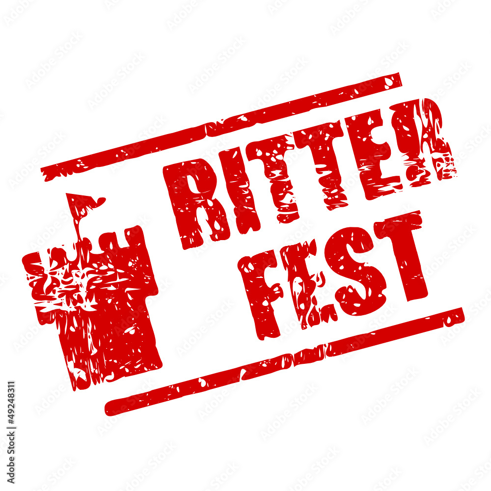 stempel eckig ritterfest I