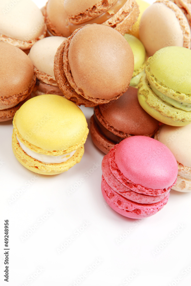 Colorful macaroons