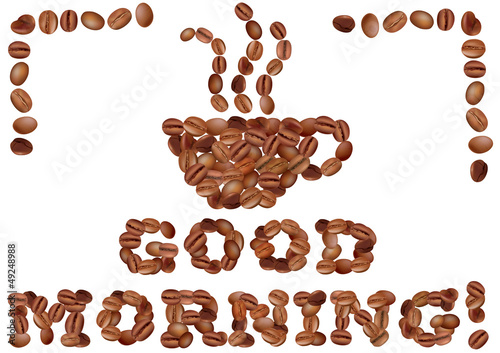 Good morning with coffee