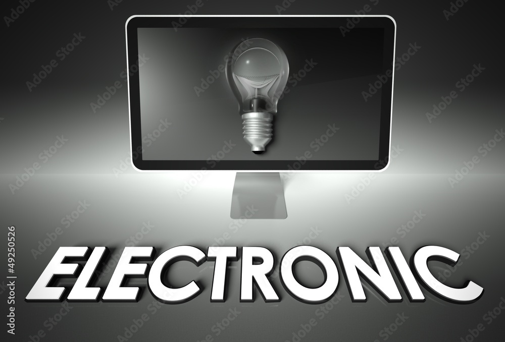 Screen and light bulb with Electronic, Support Screen and light bulb with Electronic, Support