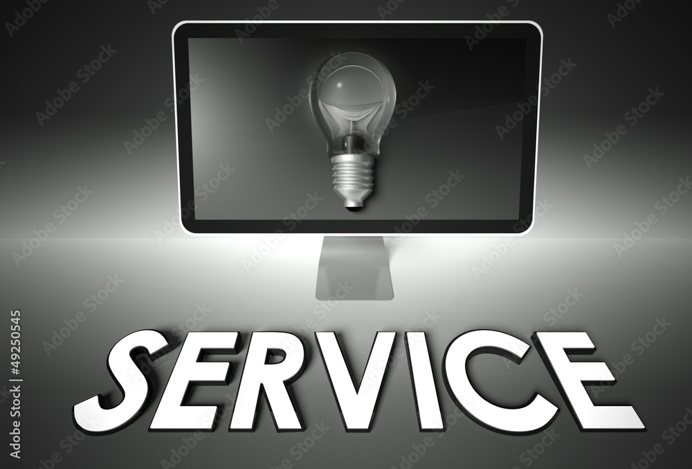 Screen and light bulb with Service, Support Screen and light bulb with Service, Support