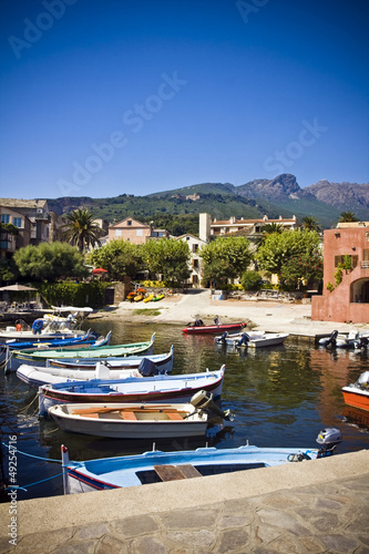 Beautiful village of Erbalunga, Corsica, France