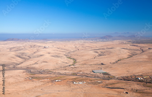 Fuerteventura, view north from Tindaya