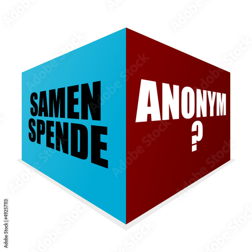 wuerfel v4 samenspende anonym? I