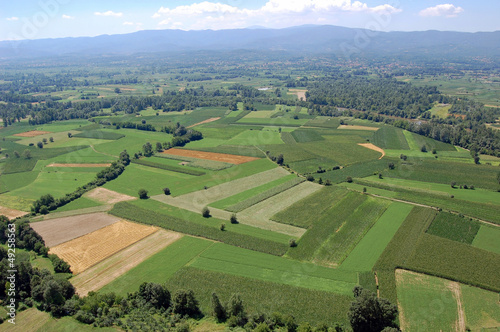 landscape panorama from aeroplane