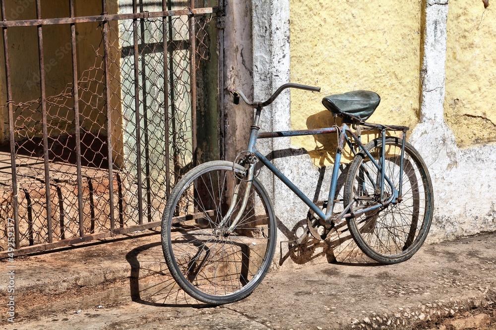 Old bicycle in Sancti Spiritus, Cuba