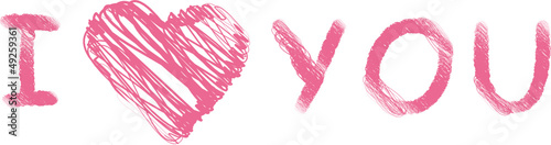 I love you - pink - Liebe - Herz - Romantik