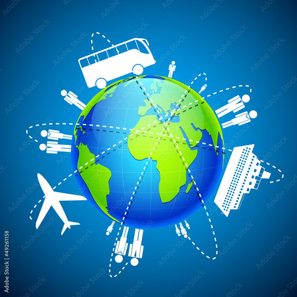 Fototapeta premium World Transport