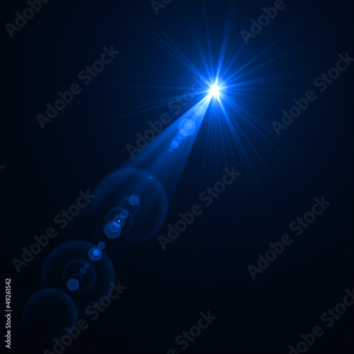 Abstract image of  lighting flare.