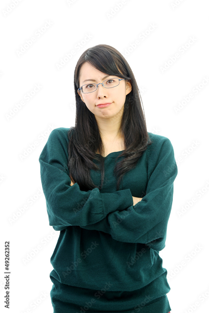 メガネをかけた女の子 メガネをかけた女の子