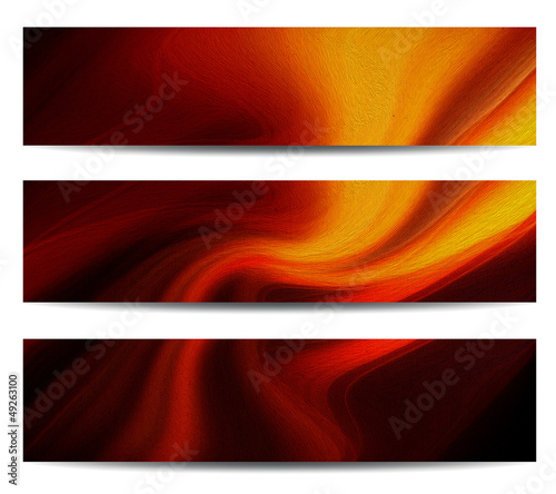 Abstract Banner Set