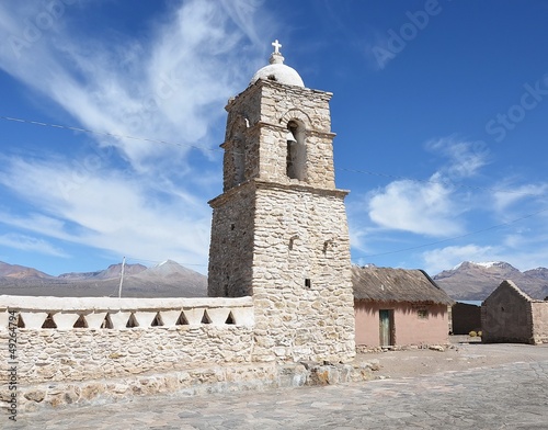 Eglise de Sajama - Altiplano Bolivie