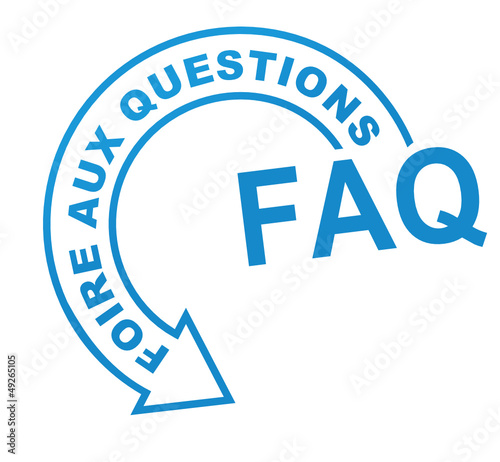 foire aux questions sur symbole bleu