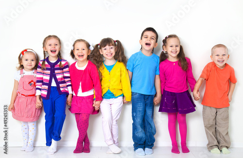 Obraz na płótnie group of children w salonie