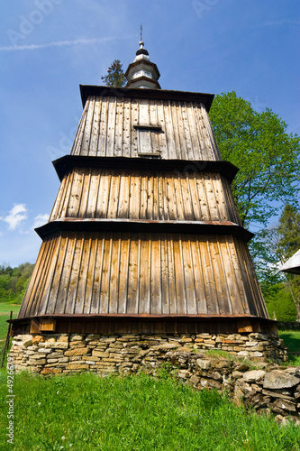 An old Orthodox church in Szczawne, Poland. photo