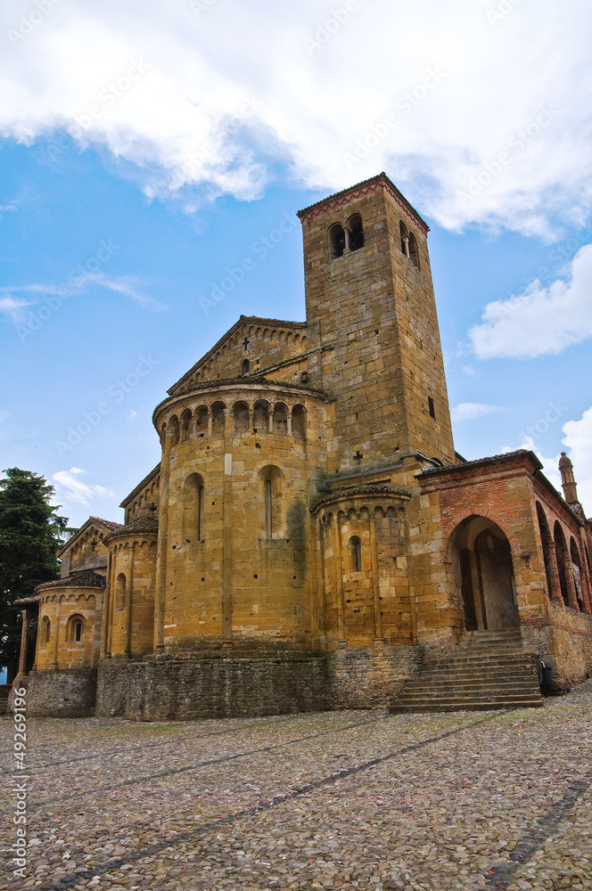 Collegiate Church of Castell'Arquato. Emilia-Romagna. Italy.