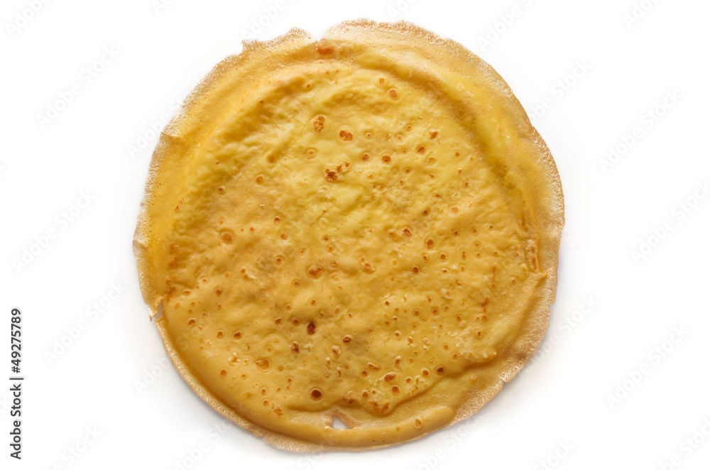 Natural crepe _ Top view Natural crepe _ Top view