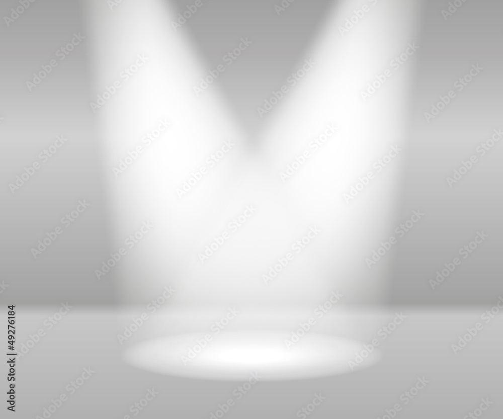 Product Presentation White Lights Abstract Vector