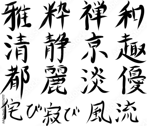 Kanji of Japanese spirits