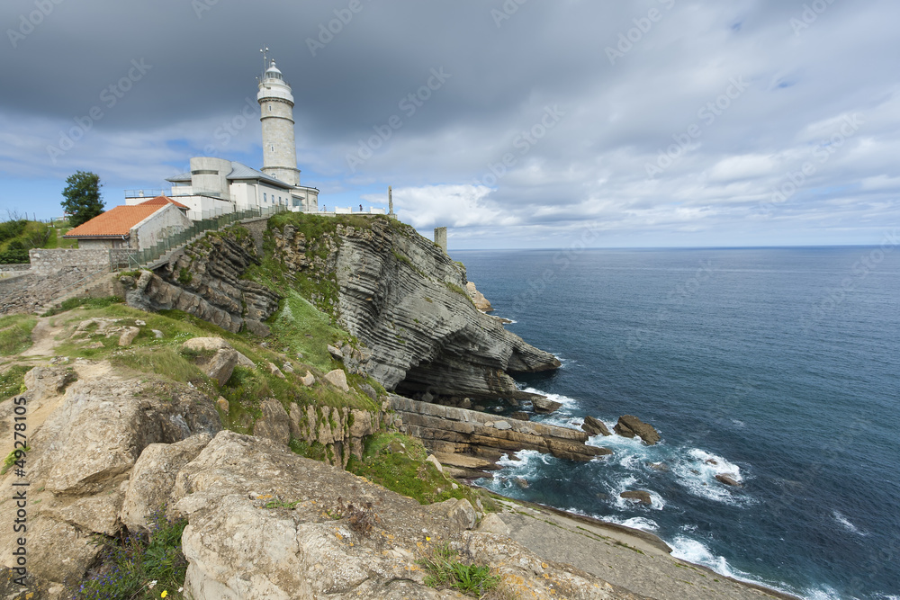 Cabo mayor lighthouse, Santander, Cantabria, Spain