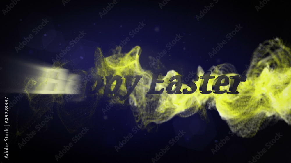Happy Easter and Particle - HD1080 Happy Easter and Particle - HD1080