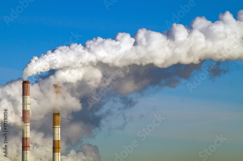 Smokestacks Pollution in the air