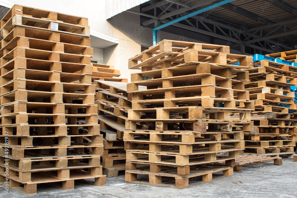 stock wood pallet