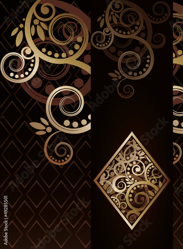 Diamond poker playing card, vector illustration