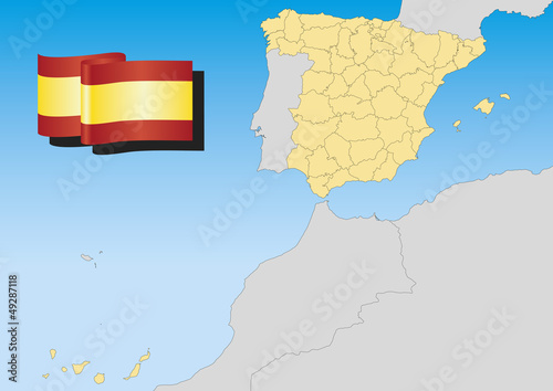 Spain Map Lambert