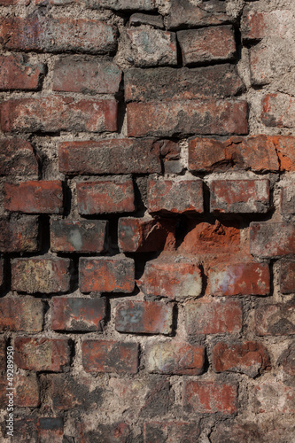 Detail of a brick wall