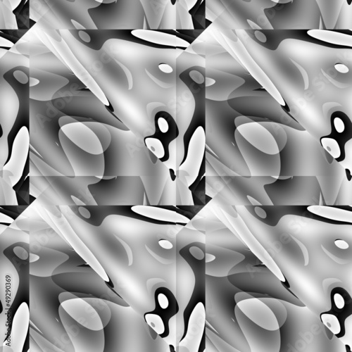 Very surreal grey seamless ornate.