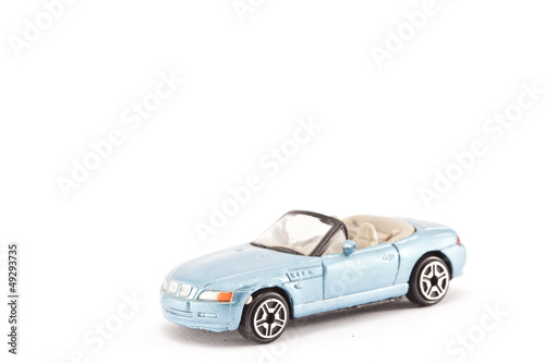 car toy on white background