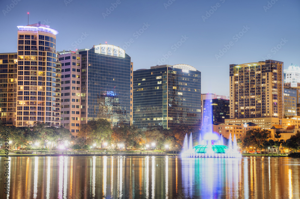 Fototapeta premium Orlando at Night