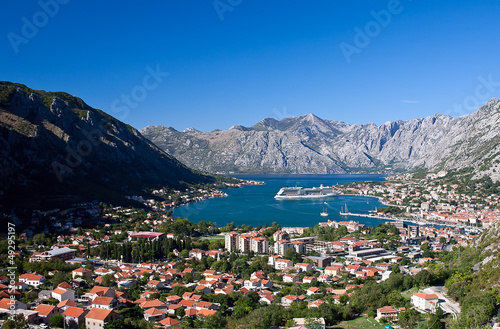Kotor cityscape in Montenegro, Europe © Kristina Afanasyeva