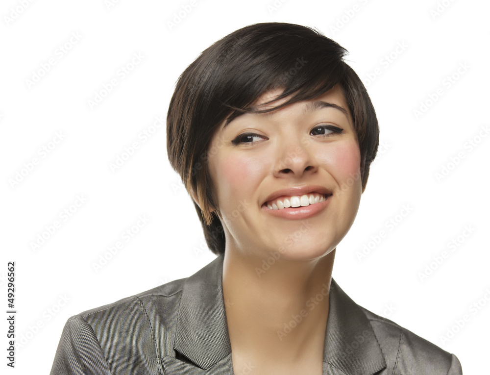 Pretty Mixed Race Young Adult Woman Pretty Mixed Race Young Adult Woman