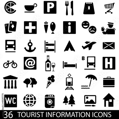TouristIconsSet
