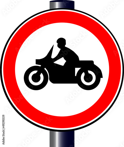 Motorcycle Traffic Sign